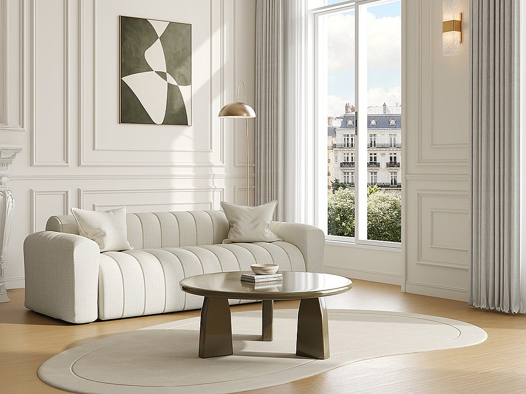 Couchtisch aus MDF - Khaki lackiert - ZINAPA günstig online kaufen