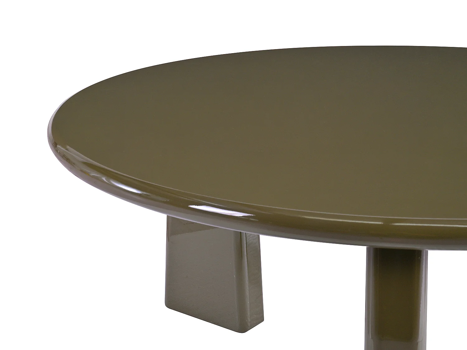 Table basse en MDF - Kaki laqué - ZINAPA