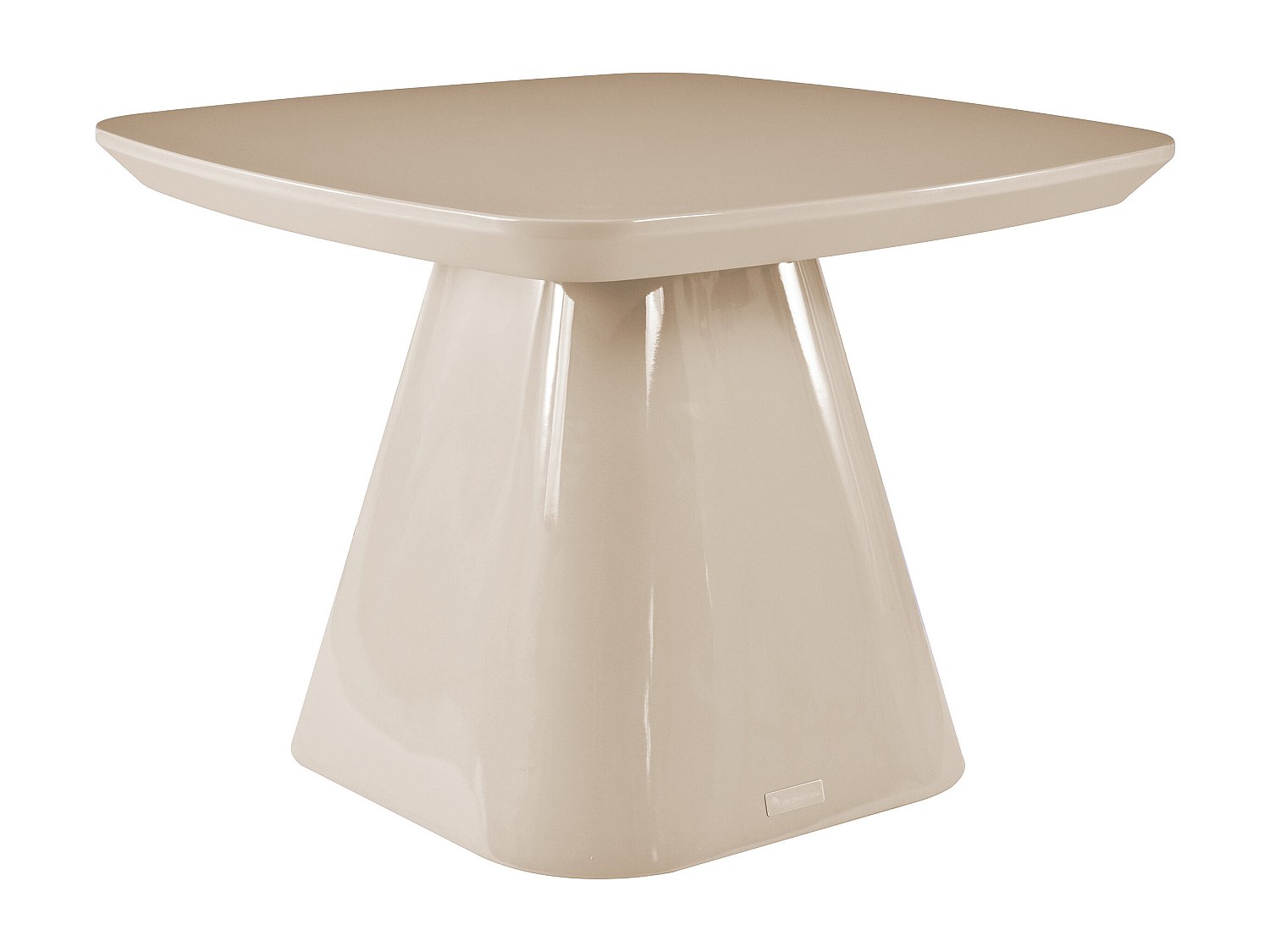 Beistelltisch aus MDF - Lackiertes Taupe - NATAZA günstig online kaufen