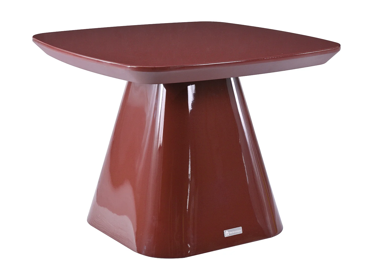 Bijzettafel van MDF - Bordeaux gelakt - NATAZA