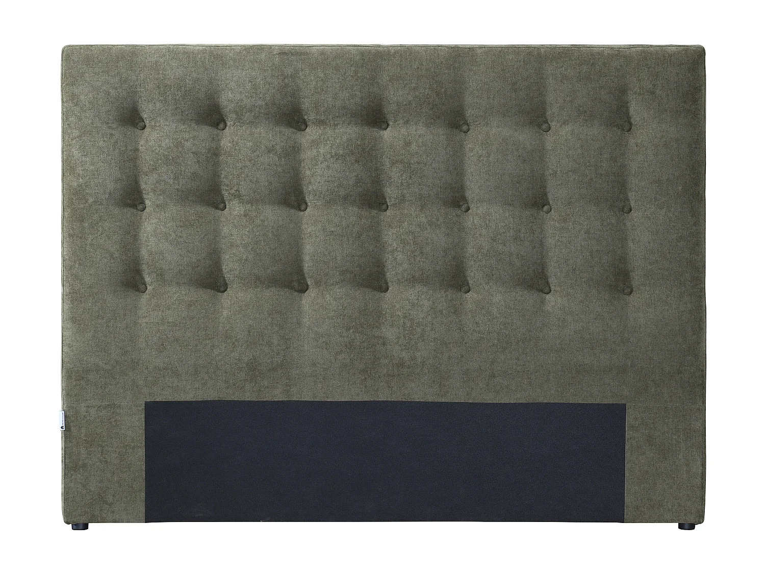 Tête de lit capitonnée 140 cm - Tissu - Vert Olive - FRANCESCO