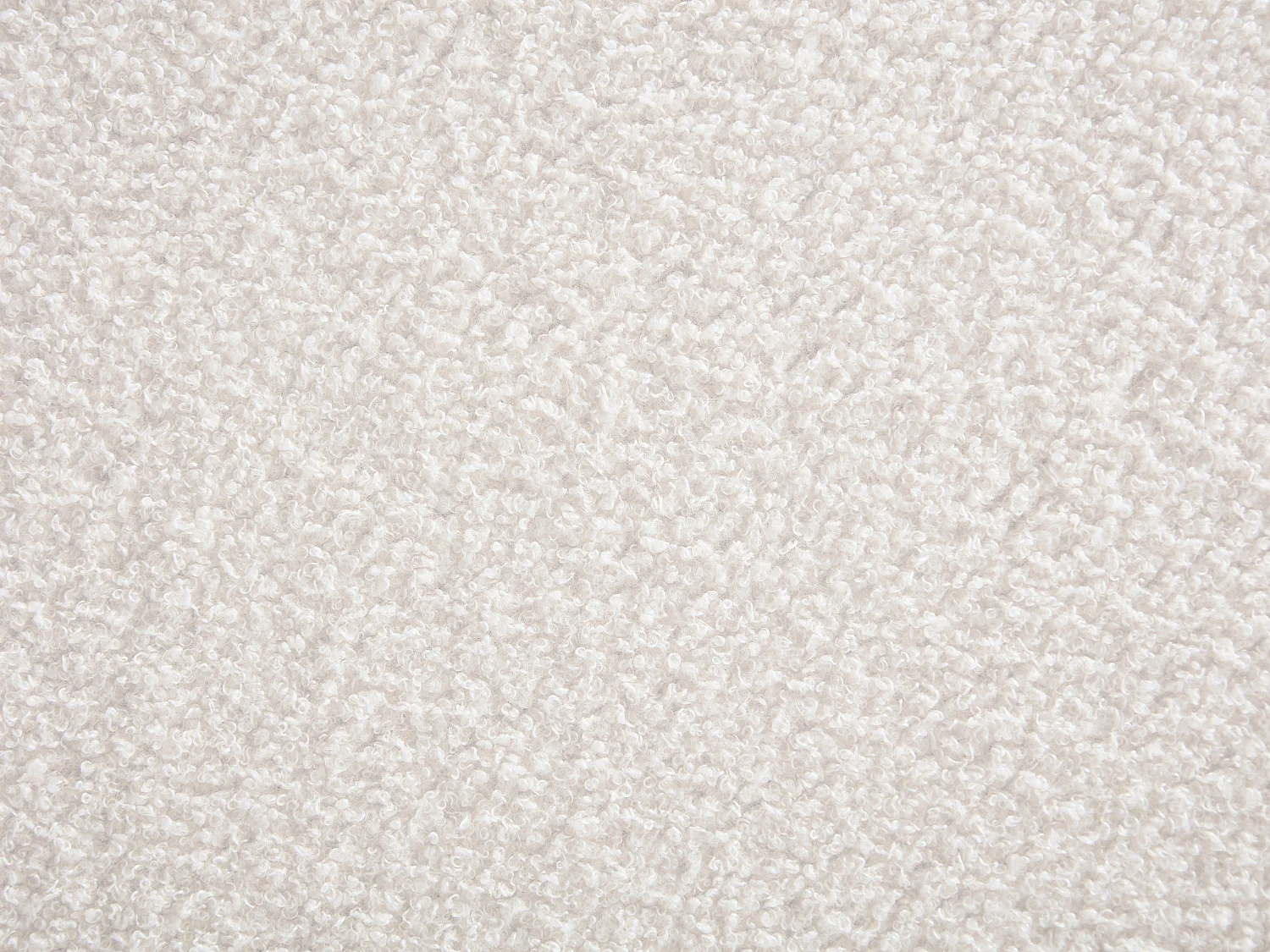 Tête de lit 180 cm - Tissu bouclette - Blanc - VORIOTA