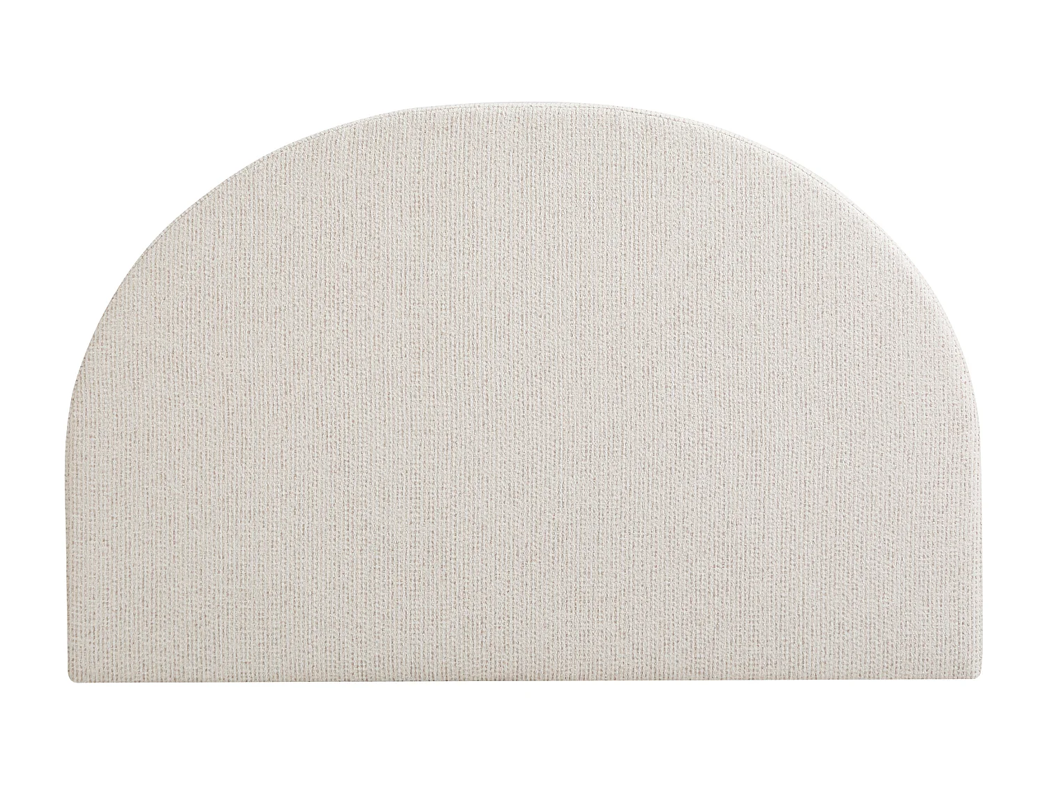 Sänggavel 180 cm - Strukturerat tyg - Beige - PANIOTI