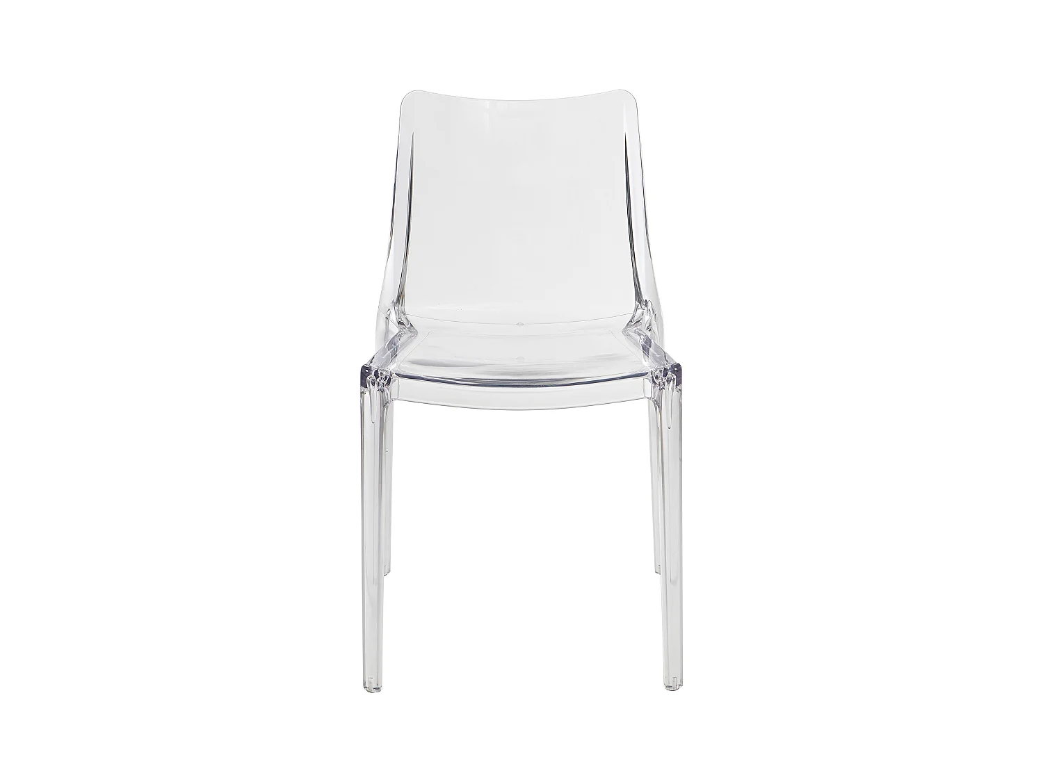 Sett med 6 stoler i polykarbonat - Krystallklar - RANZAKA