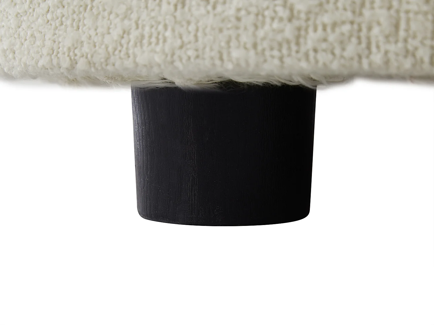 3-seters sofa og lenestol i elfenbenhvit boklestoff BOVANA av Pascal Morabito