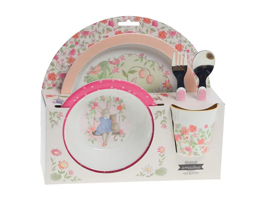 Coffret déjeuner 5 pièces Ombeline