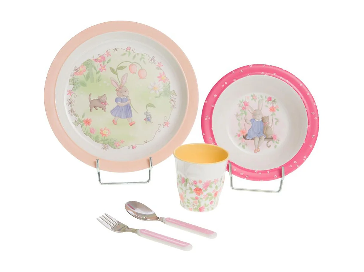 Coffret déjeuner 5 pièces Ombeline