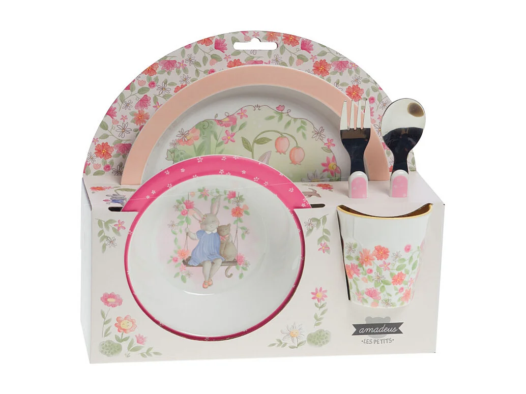 Coffret déjeuner 5 pièces Ombeline