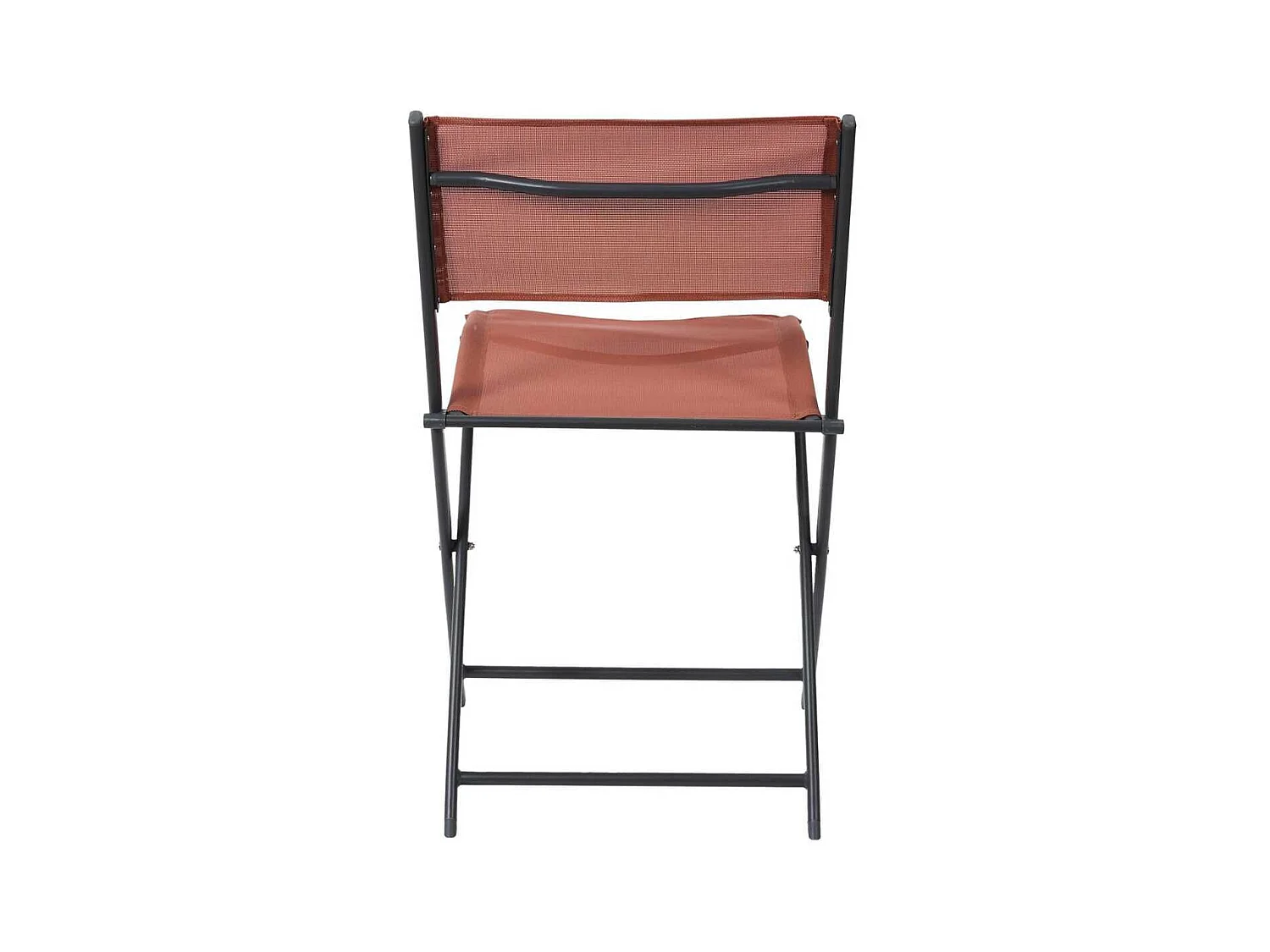 Lot de 4 Chaises de Jardin Pliantes terracotta - SANAE