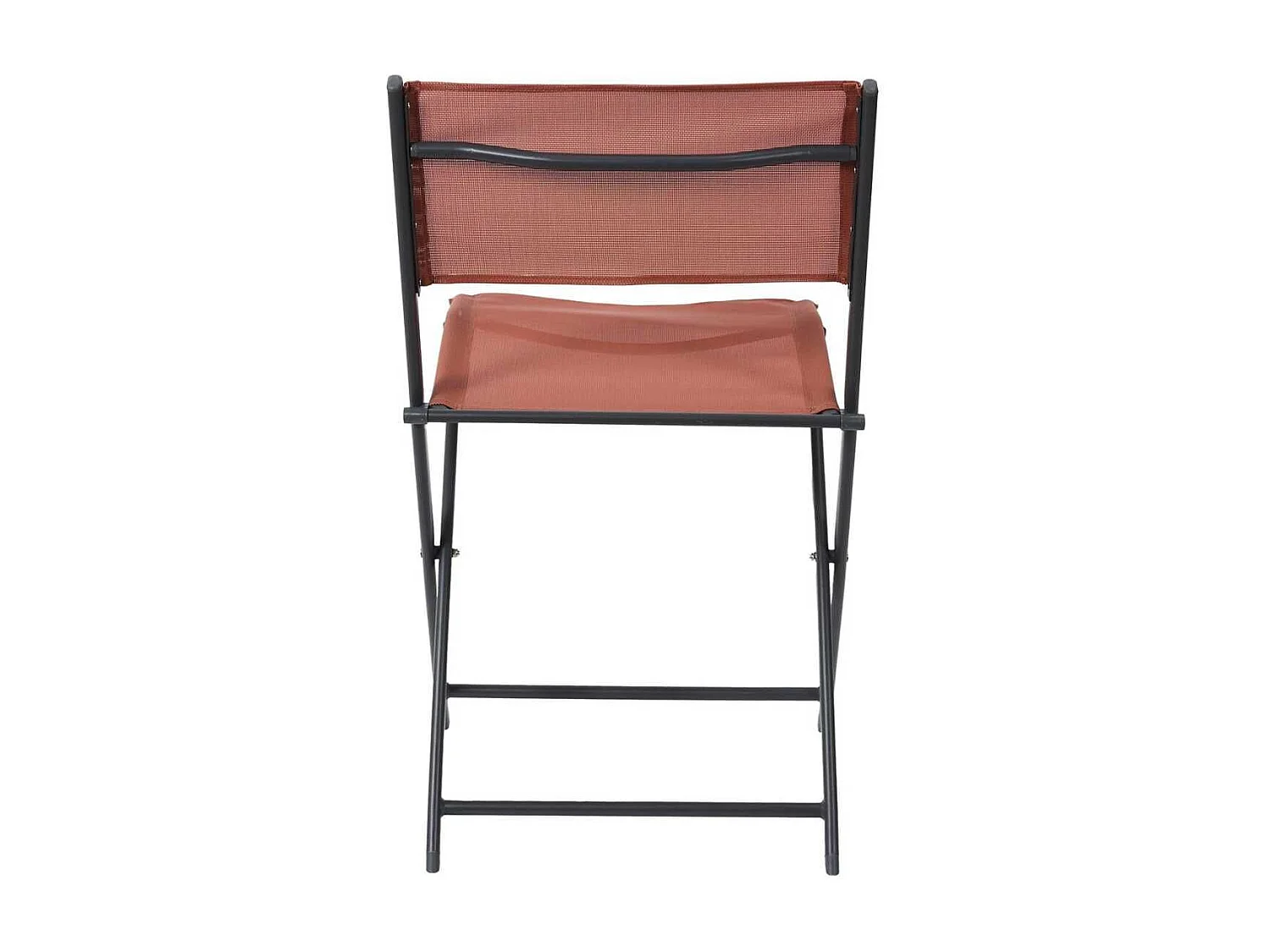 Lot de 4 Chaises de Jardin Pliantes terracotta - SANAE