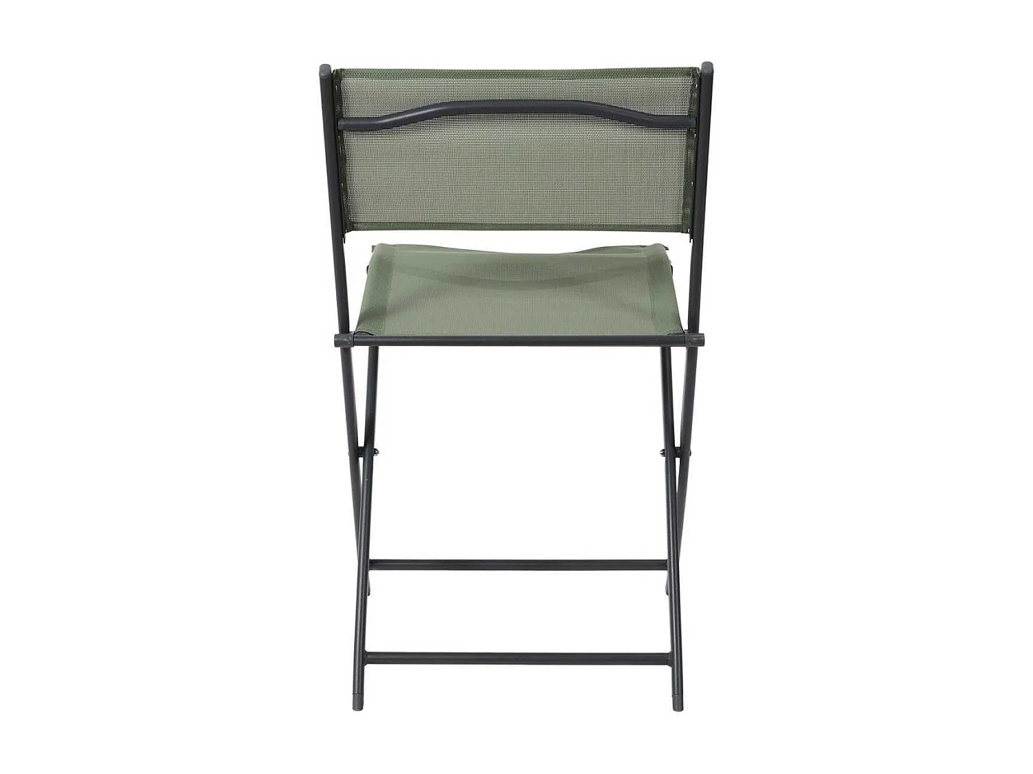Lot de 4 Chaises de Jardin Pliantes Kaki - SANAE