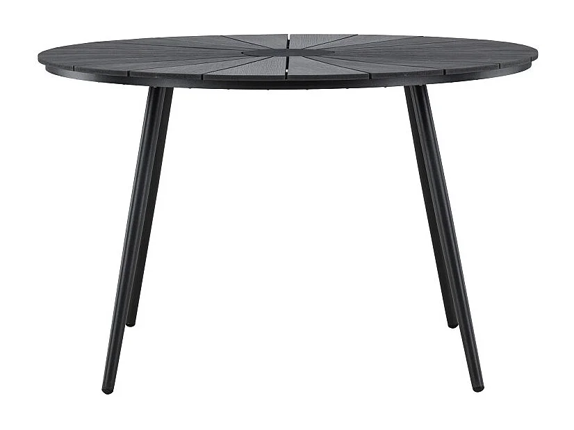 Table de Jardin Design "San Vito" 120cm Noir