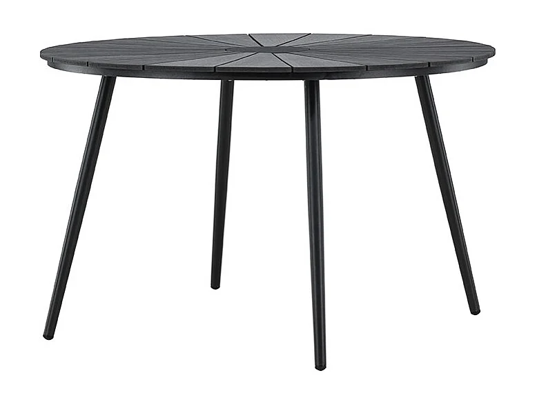 San Vito table de jardin Ø120cm noir.