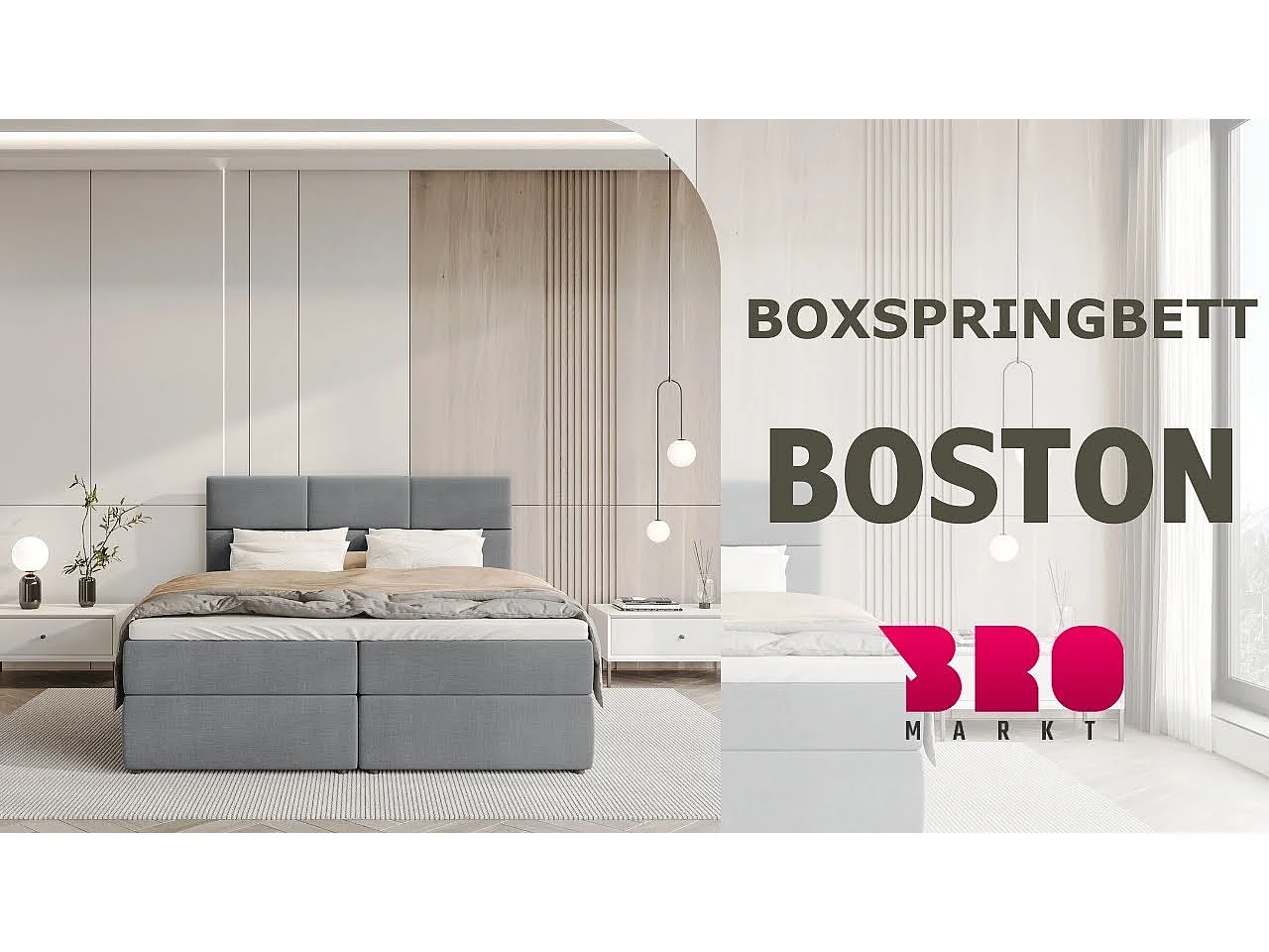 Lit boxspring avec rangement BOSTON - matelas - surmatelas - noir - 160x200 cm