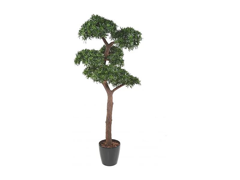 Plante artificielle haute gamme Spécial extérieur / PODOCARPUS BONSAI - Dim : 210 x 100cm