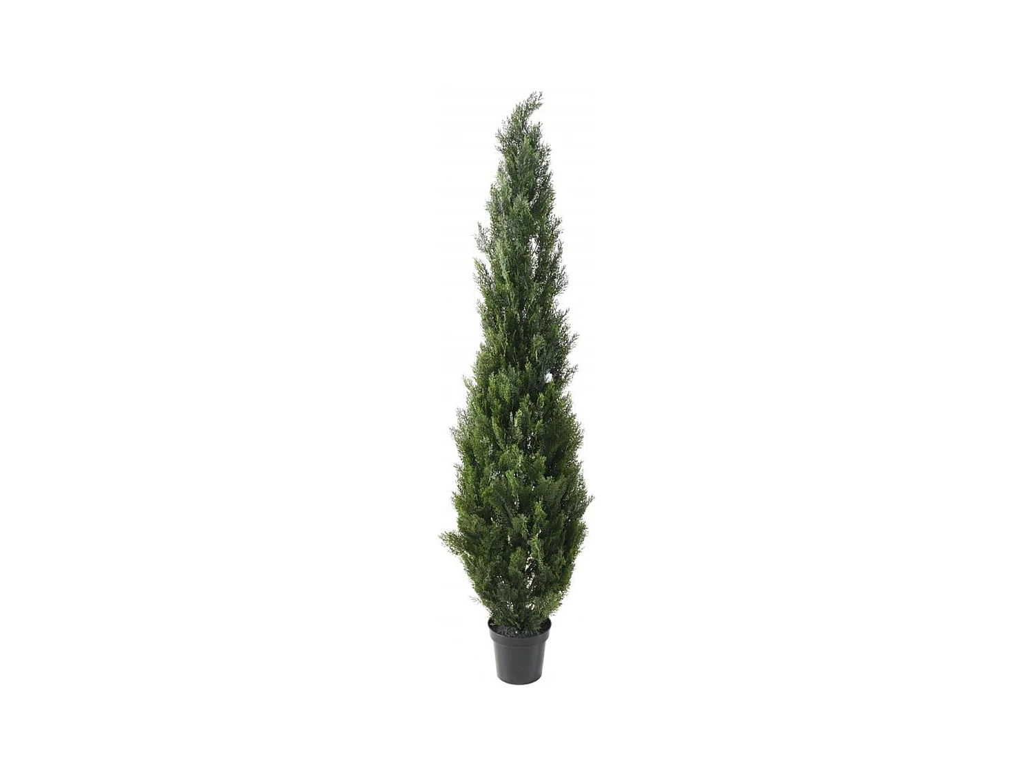 Plante artificielle haute gamme Spécial extérieur / Cyprès Artificiel Mini Vert - Dim : 210 x 50 cm