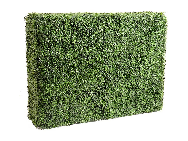 Plante artificielle haute gamme Spécial extérieur / Buis artificiel HAIE - Dim : 80 x 35 x 108 cm