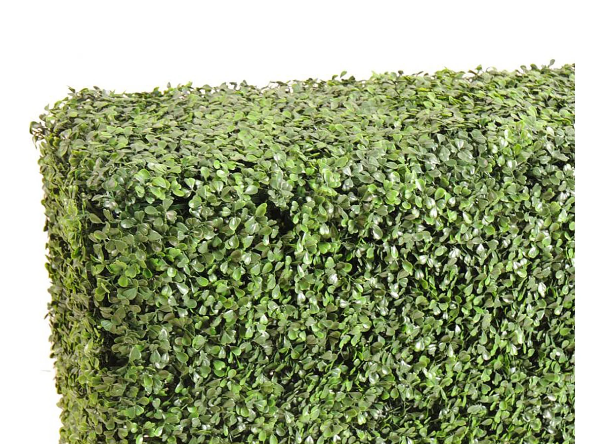 Plante artificielle haute gamme Spécial extérieur / Buis artificiel HAIE - Dim : 80 x 35 x 108 cm