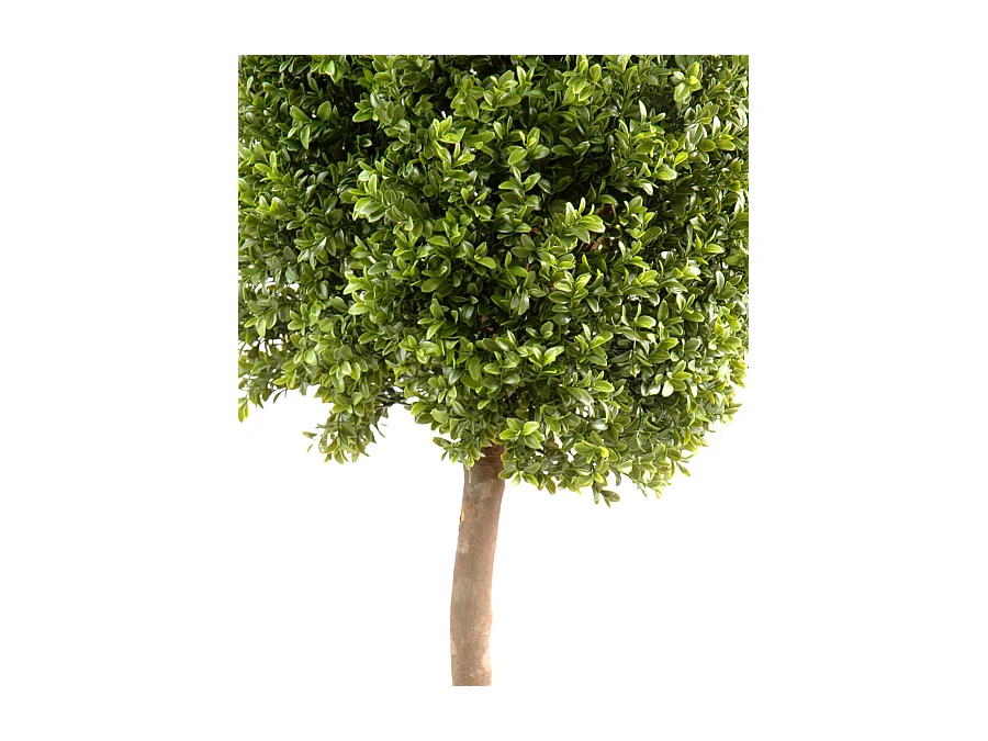Plante artificielle haute gamme Spécial extérieur / Buis tige boule UV résistant - Dim : H.140 x D.50 cm