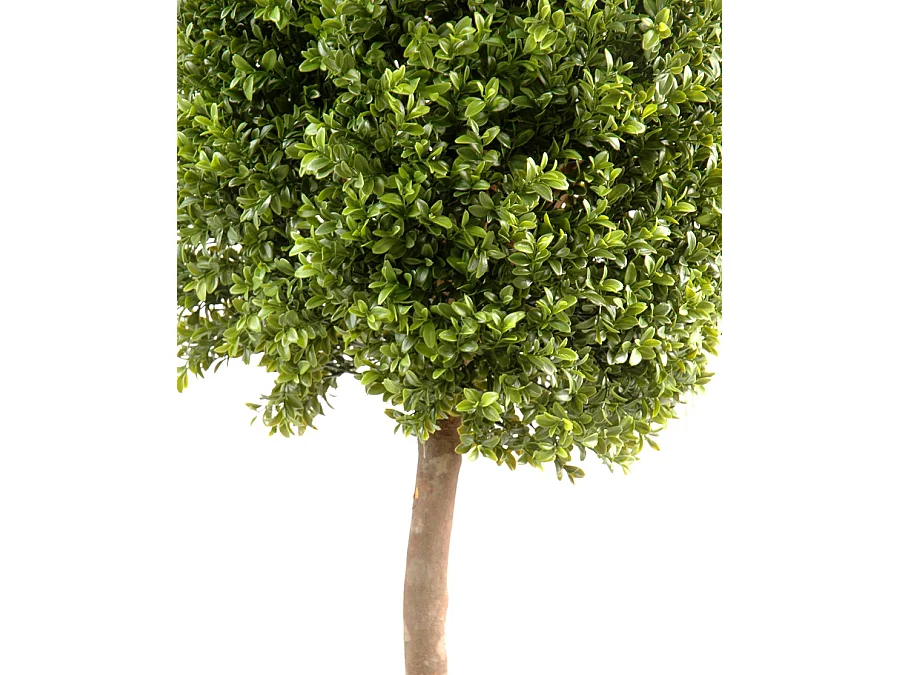 Plante artificielle haute gamme Spécial extérieur / Buis tige boule UV résistant - Dim : H.140 x D.50 cm