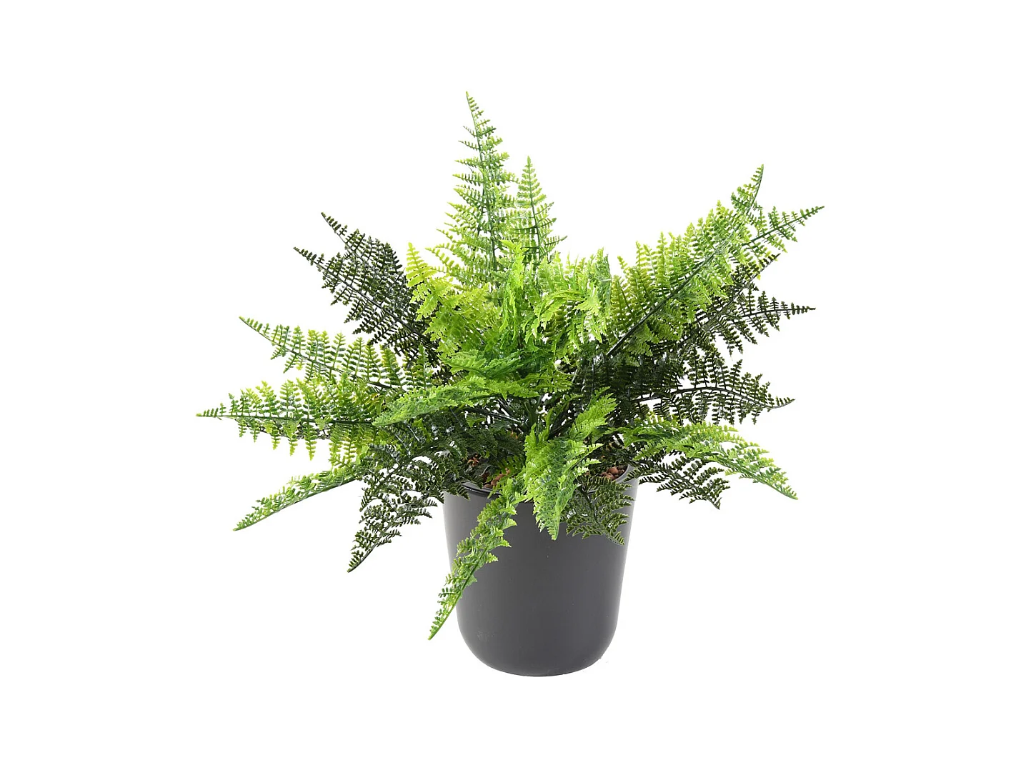 Plante artificielle haute gamme Spécial extérieur / Fougère artificielle à piquet - Dim : 40 x 40 cm