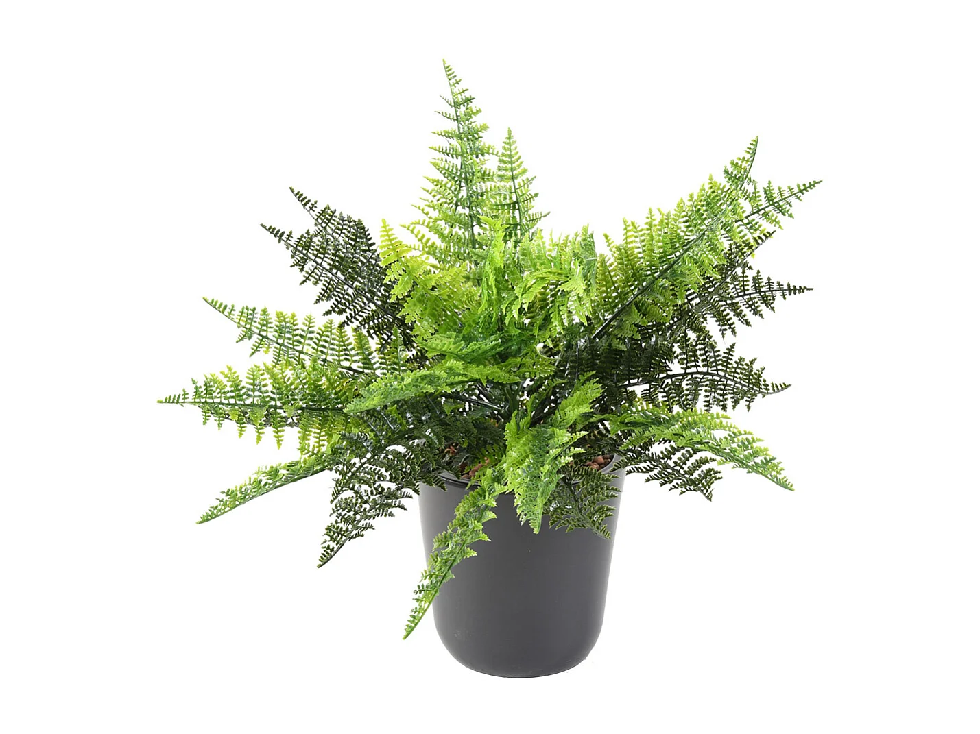 Plante artificielle haute gamme Spécial extérieur / Fougère artificielle à piquet - Dim : 40 x 40 cm