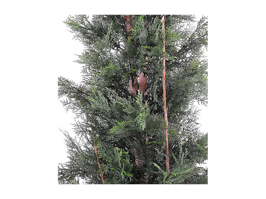 Plante artificielle haute gamme Spécial extérieur / Cyprès artificiel DE LAWSON UV résistant - Dim : 150 x 60 cm