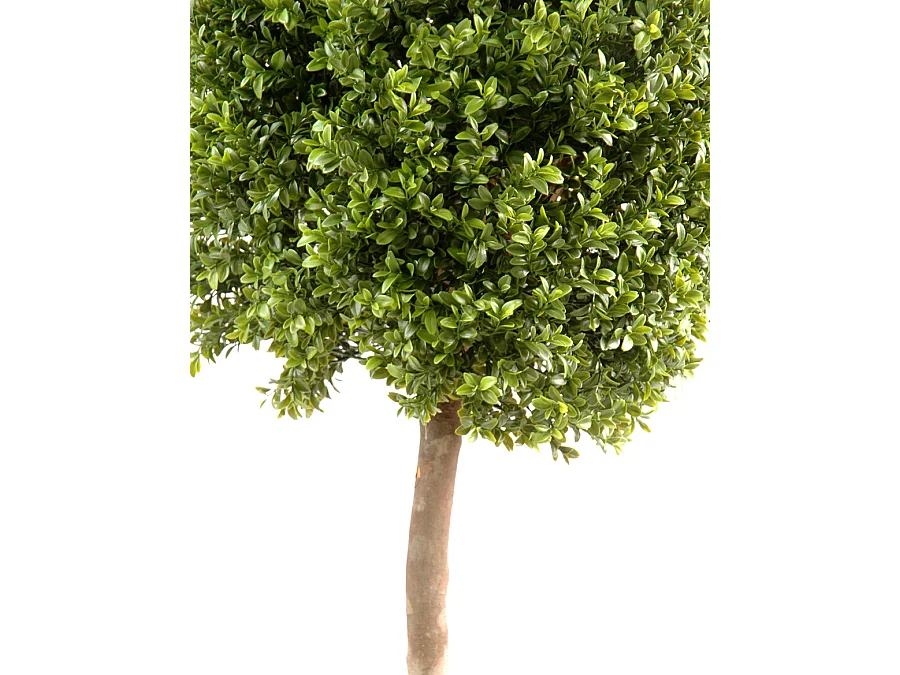 Plante artificielle haute gamme Spécial extérieur / Buis boule coloris vert - Dim : H.140 x D.50 cm