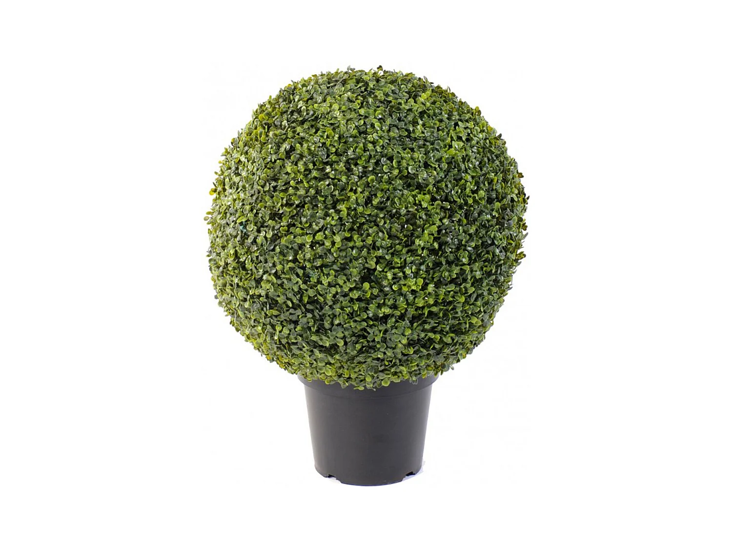 Plante artificielle haute gamme Spécial extérieur / Buis boule artificiel - Dim : H.67 x D.50 cm