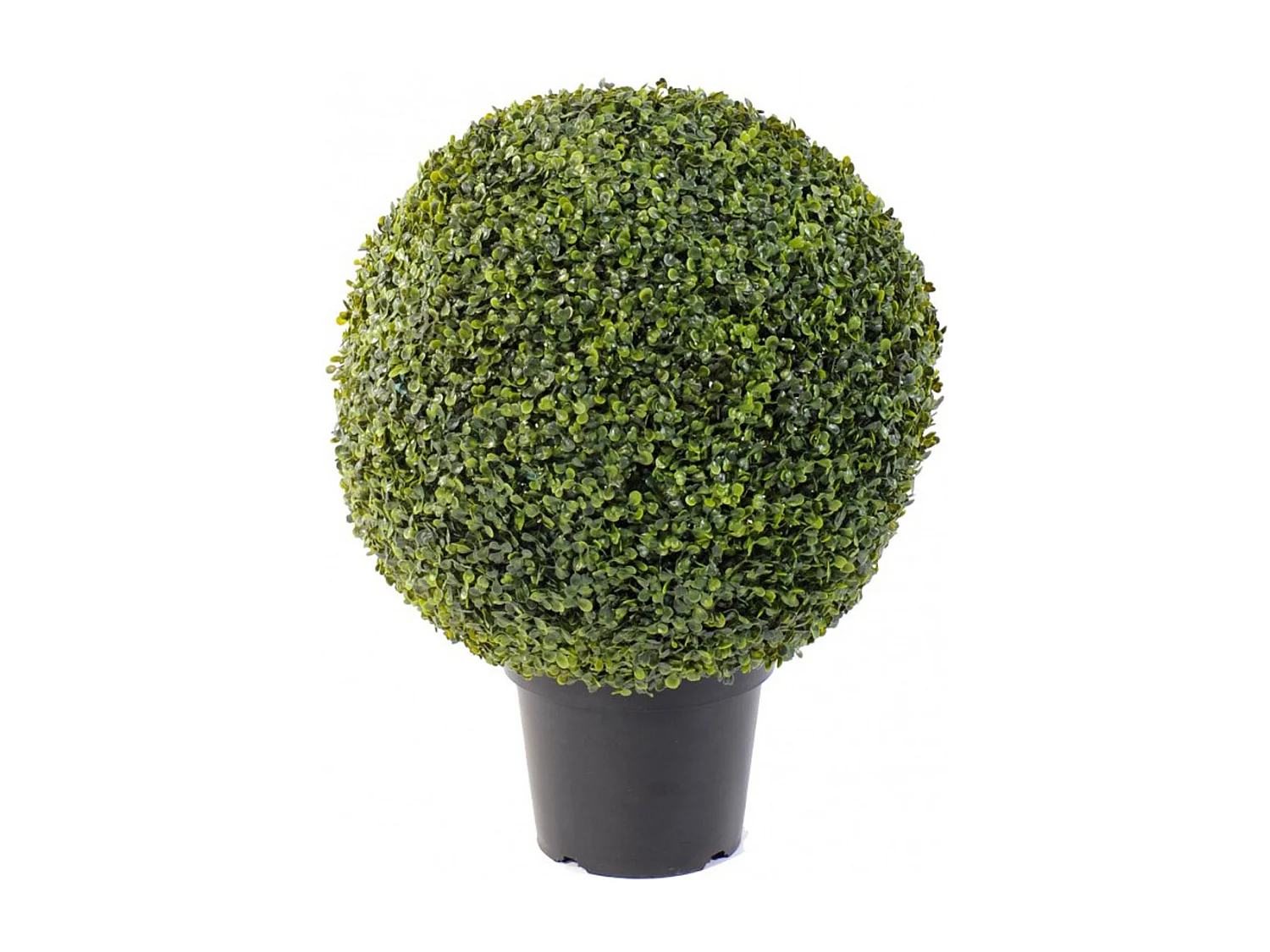 Plante artificielle haute gamme Spécial extérieur / Buis boule artificiel - Dim : H.67 x D.50 cm