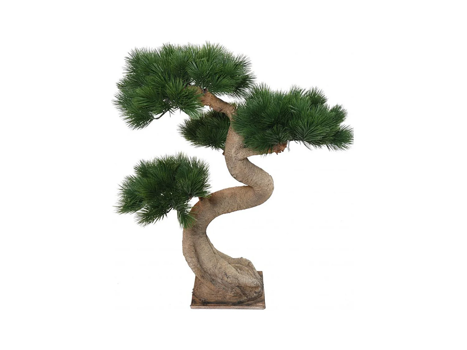 Plante artificielle haute gamme Spécial extérieur / PIN artificiel BONSAI - Dim : 92 x 65 cm