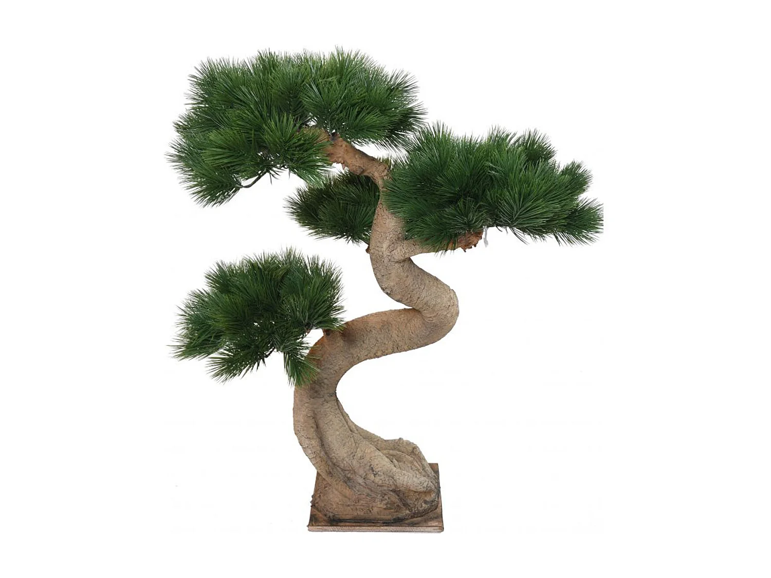 Plante artificielle haute gamme Spécial extérieur / PIN artificiel BONSAI - Dim : 92 x 65 cm