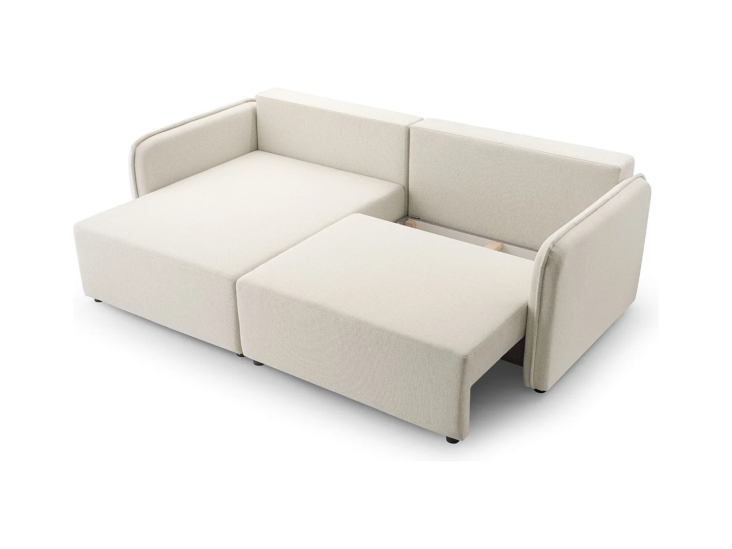 Hoekbank – crème – linkerzijde – KASSIAN