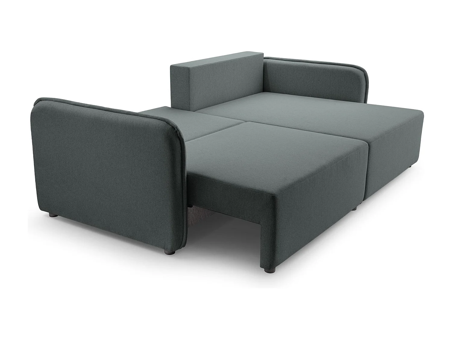 Canapé d'angle convertible – gris – côté droit – KASSIAN