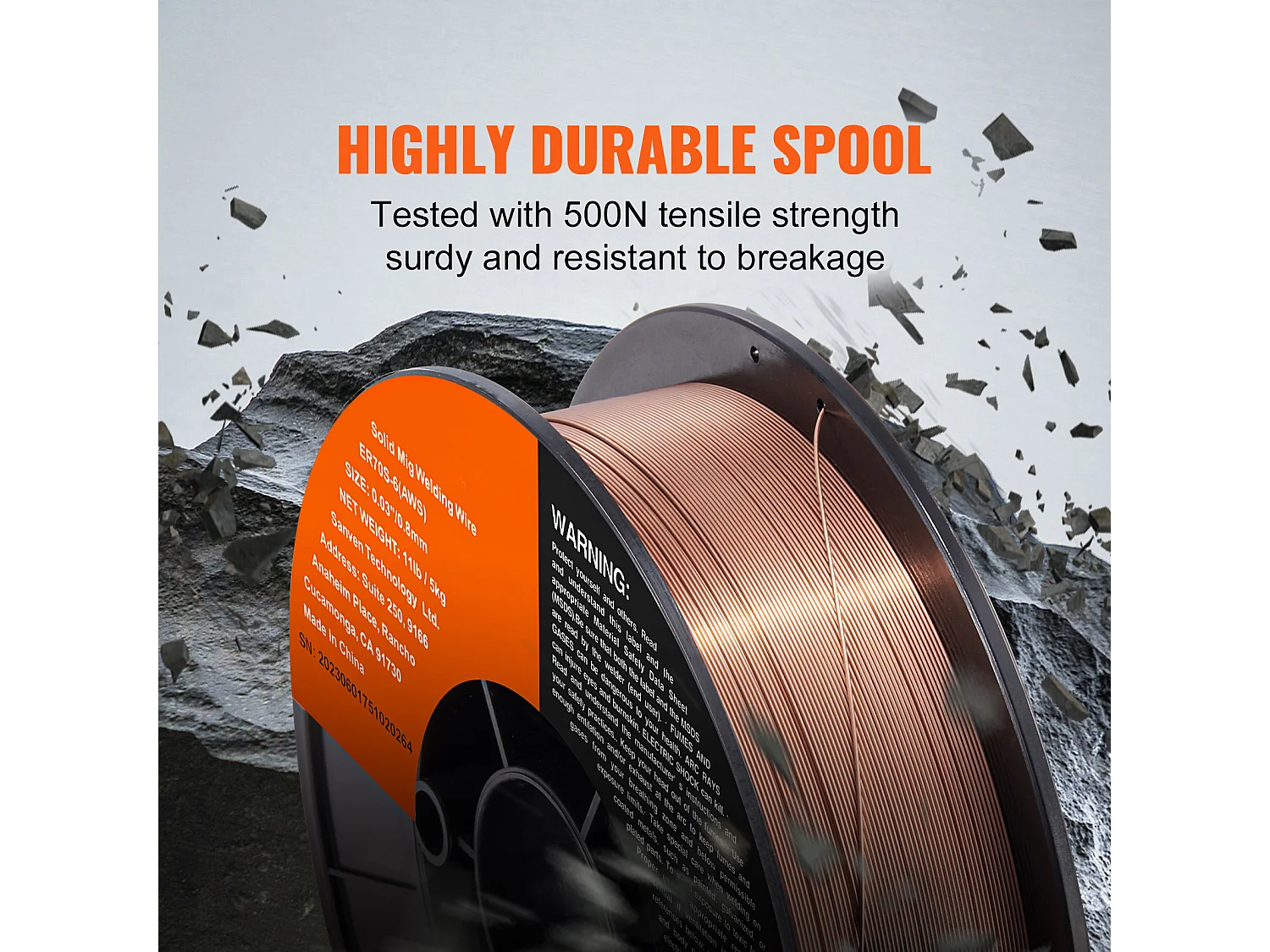 Filo per Saldare Succebuy MIG ER70S-6 0.08CM 5KG, Filo di Acciaio Tenero Solido