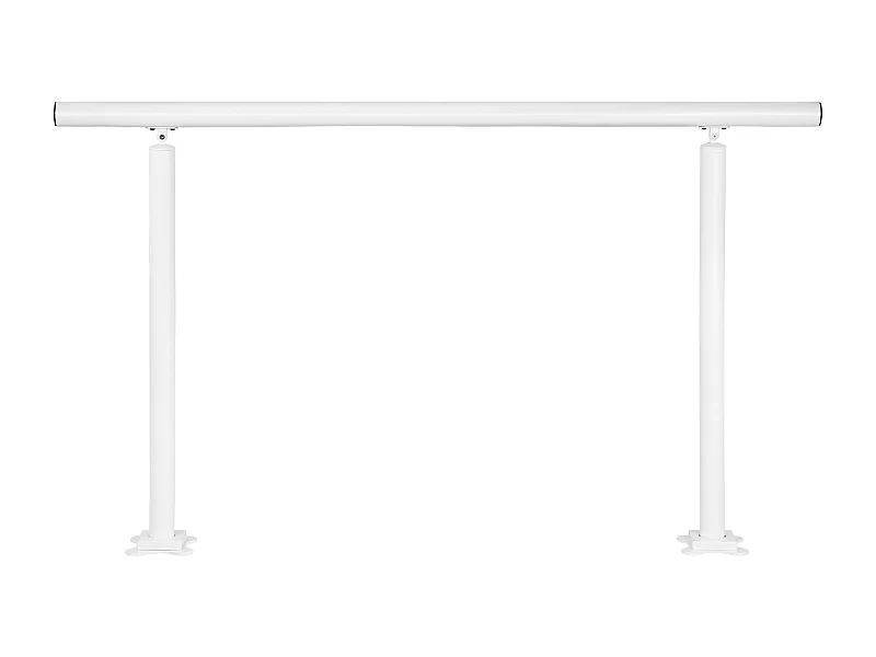 Handlauf, SucceBuy Aluminium-Handlauf für Außentreppen, Passend für 0–5 Stufen, Installationssatz