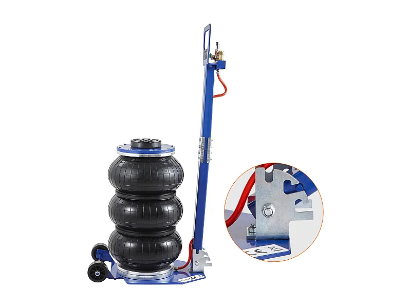 Cric Pneumatique, SucceBuy Cric Pneumatique à Triple Sac de 3 Tonnes, Pneumatique pour Levage de Voiture et de SUV