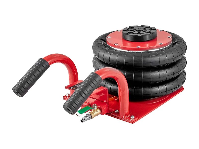 Cric ad Aria Compressa, SucceBuy Cric Pneumatico da 3 Tonnellate/3 000 kg con Triplo Sacco per il Sollevamento di Auto e SUV