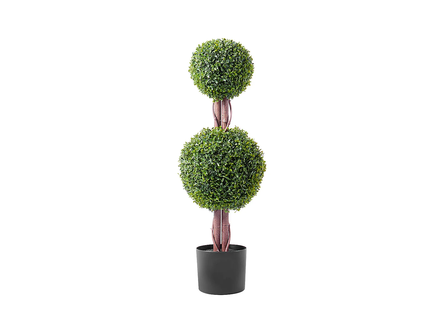 Plante Artificielle, SucceBuy 90 cm Artificiel Buis Topiaire Résistant Aux UV, Décor À La Maison, Arbre Fausse Plante, 2 Paquets