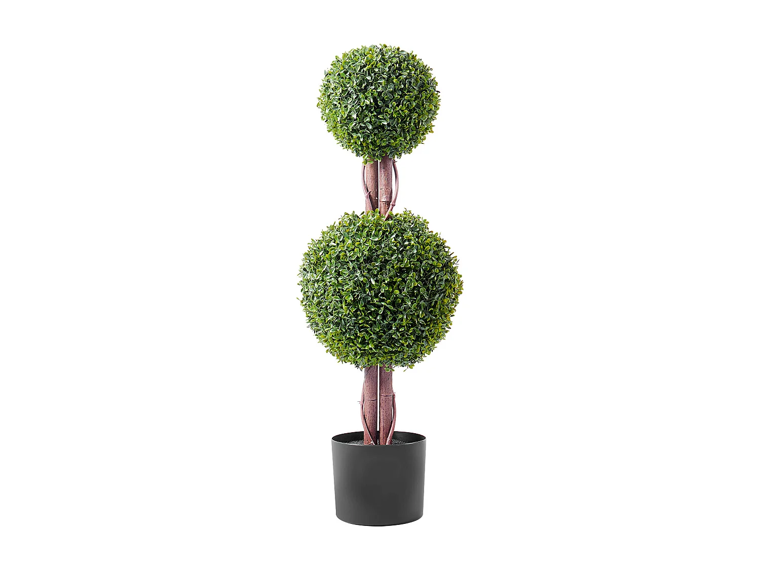 Plante Artificielle, SucceBuy 90 cm Artificiel Buis Topiaire Résistant Aux UV, Décor À La Maison, Arbre Fausse Plante, 2 Paquets