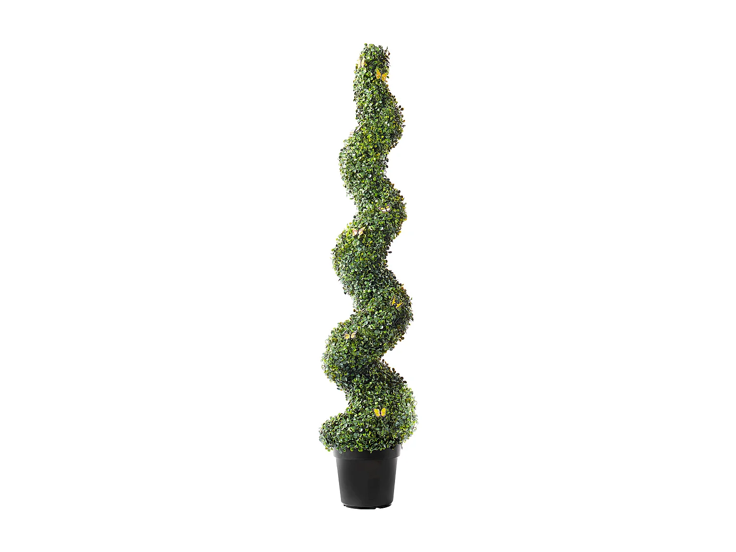 Plante Artificielle, SucceBuy 150 cm Artificiel Buis Topiaire Arbre Résistant Aux UV, Fausse Plante Décor à la Maison, 2 Paquets
