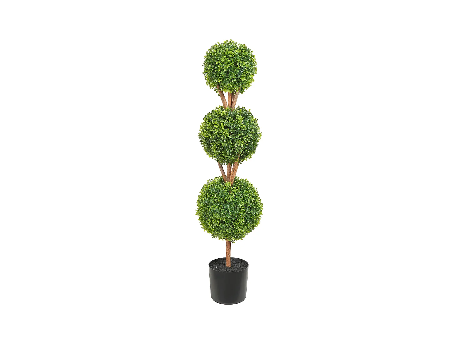 Plante Artificielle, SucceBuy Arbre Topiaire Artificiel de 120 cm, Fausse Plante Décorative avec Feuilles Remplaçables