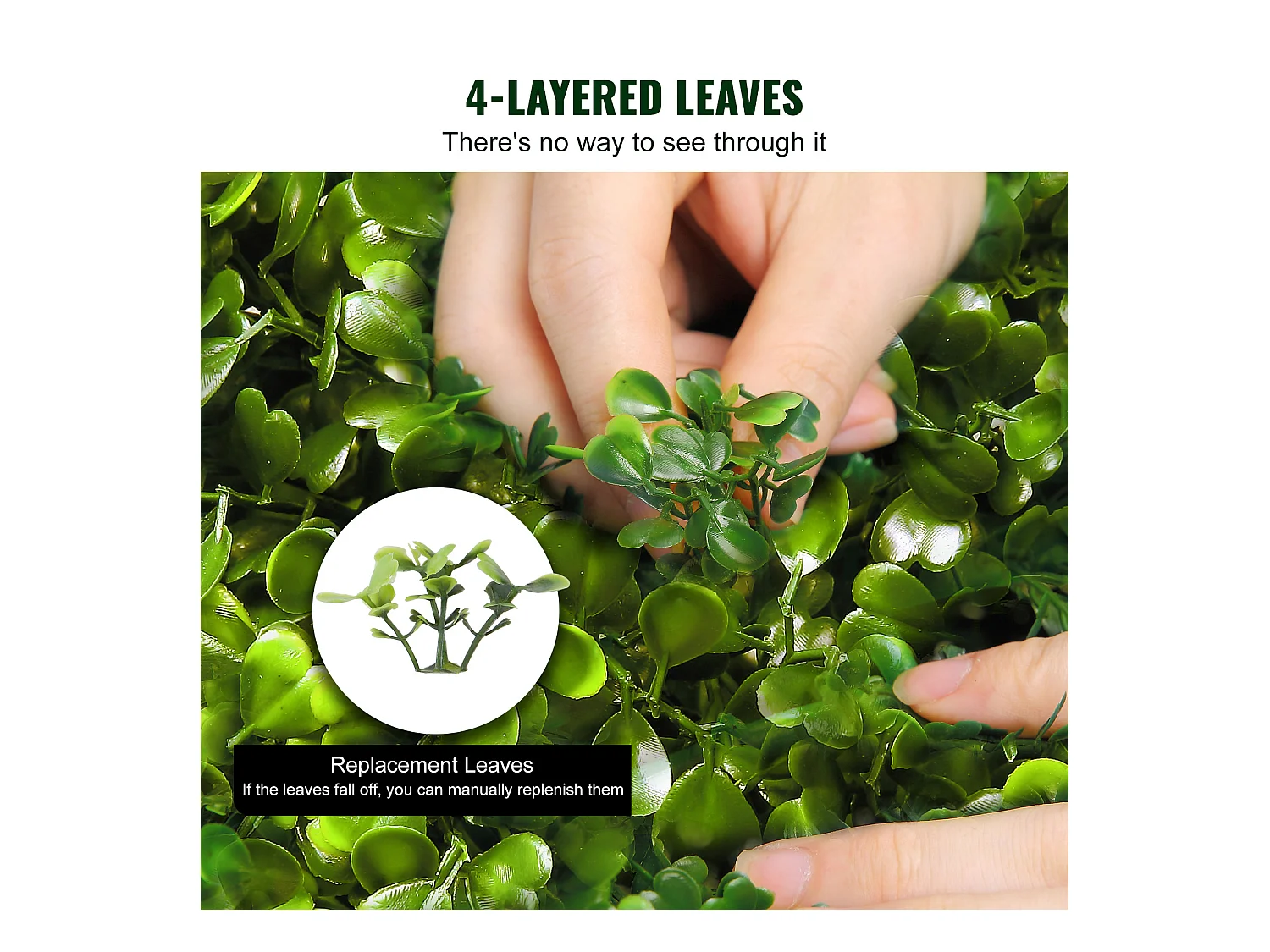 Plante Artificielle, SucceBuy Arbre Topiaire Artificiel de 90 cm, Fausse Plante, Feuilles Remplaçables, Décoration d'Intérieur