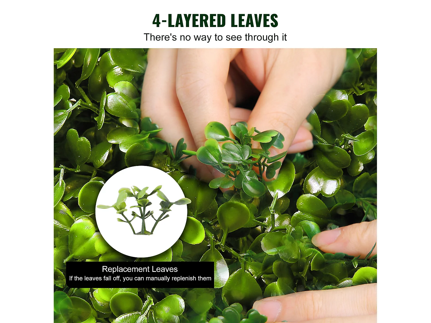 Plante Artificielle, SucceBuy Arbre Topiaire Artificiel de 90 cm, Fausse Plante, Feuilles Remplaçables, Décoration d'Intérieur