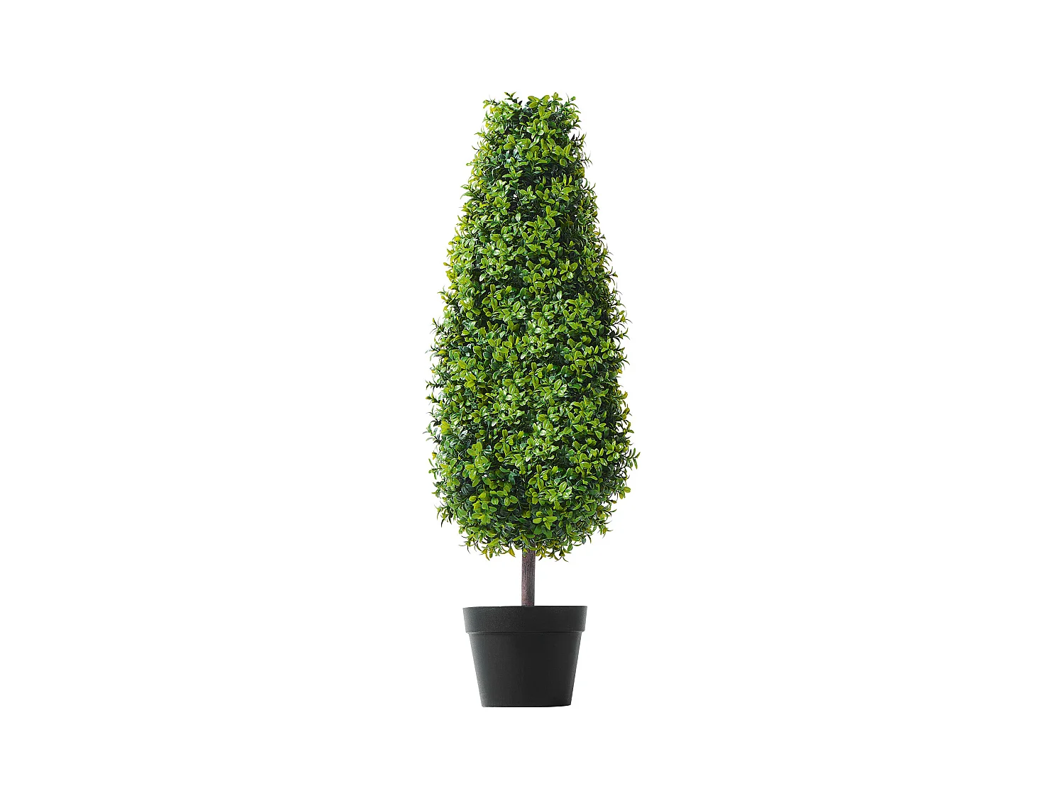 Plante Artificielle, SucceBuy 90 cm Buis Artificiel Topiaire Résistant Aux UV, Décor À La Maison, 2 Paquets Arbre Fausse Plante