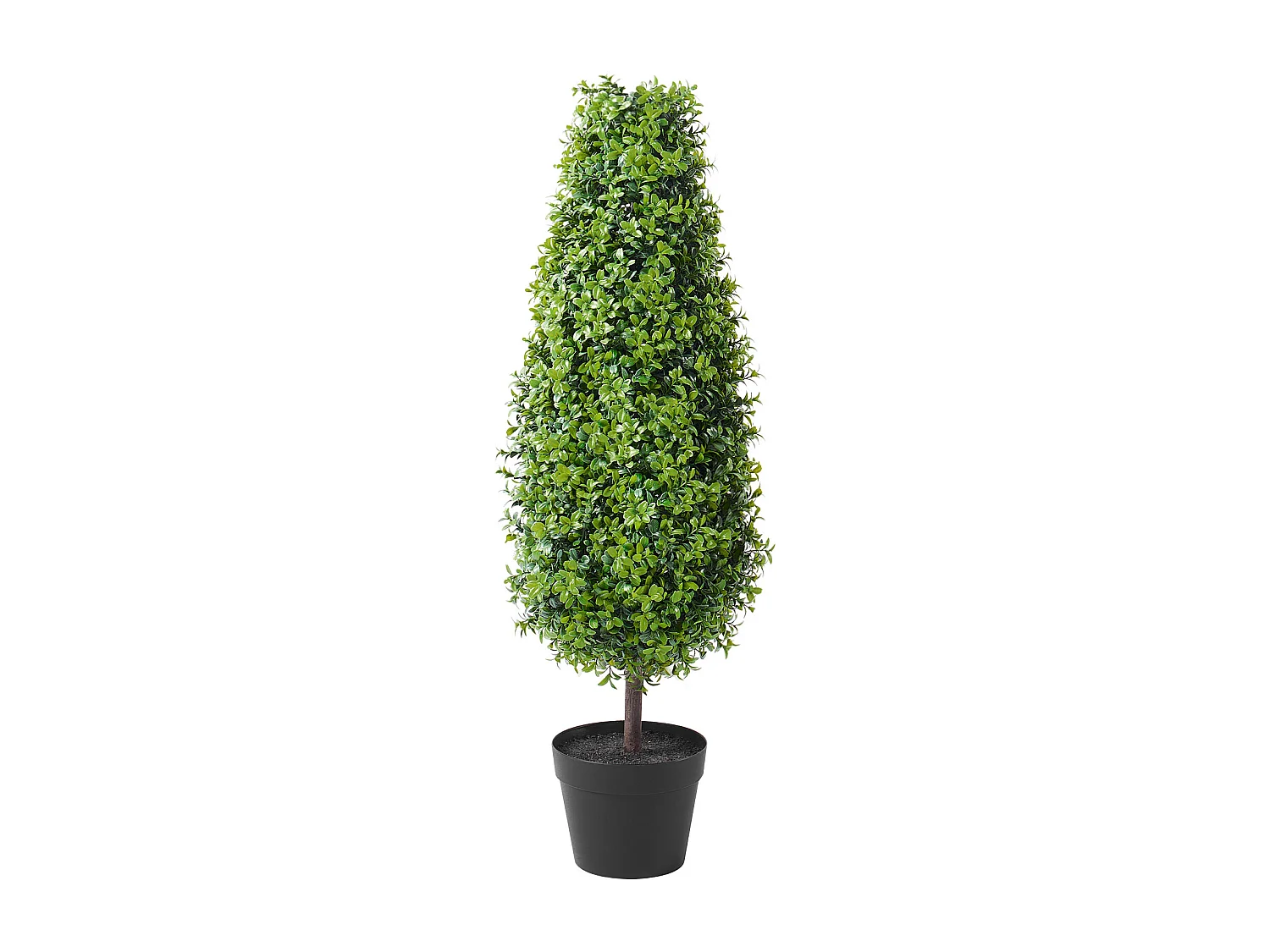 Plante Artificielle, SucceBuy 90 cm Buis Artificiel Topiaire Résistant Aux UV, Décor À La Maison, 2 Paquets Arbre Fausse Plante
