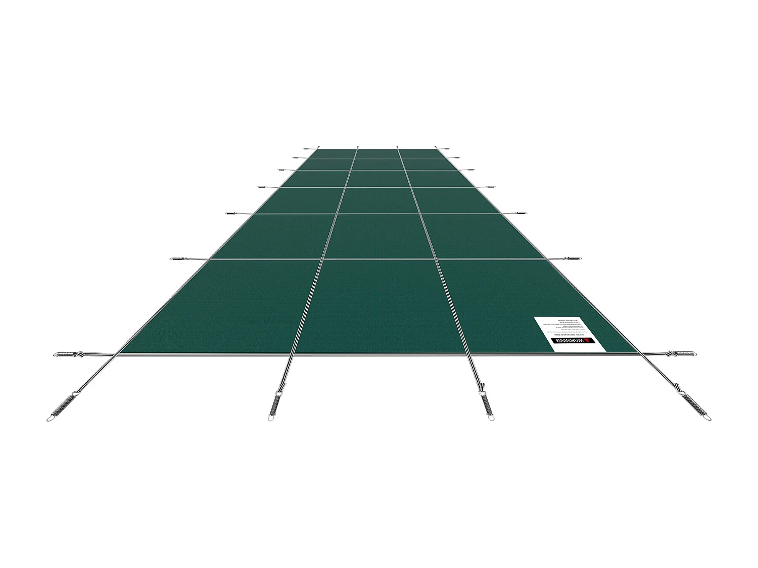 Zimowa Osłona Basenu, SucceBuy 610 X 1220 Cm Zielona Prostokątna Siatka Bezpieczeństwa Do Użytku Na Zewnątrz Zimą