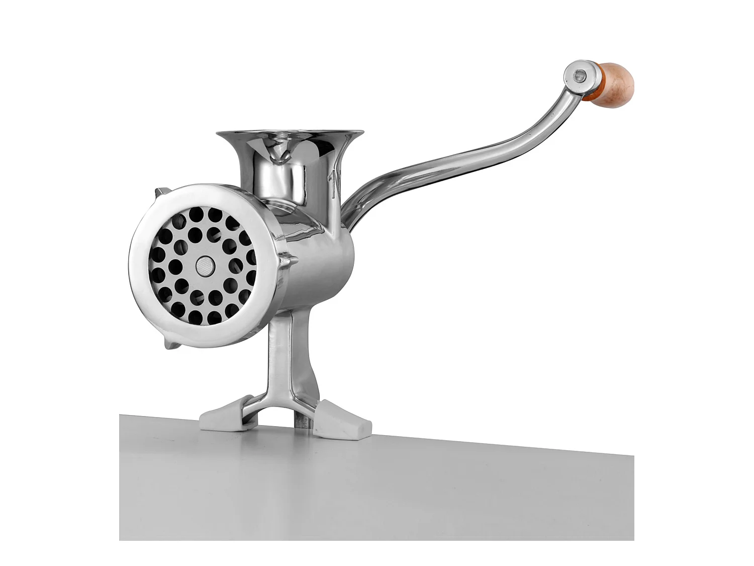 Hachoir à Viande Manuel Robuste Succebuy - Acier Inoxydable avec Remplisseur de Saucisses et Pince