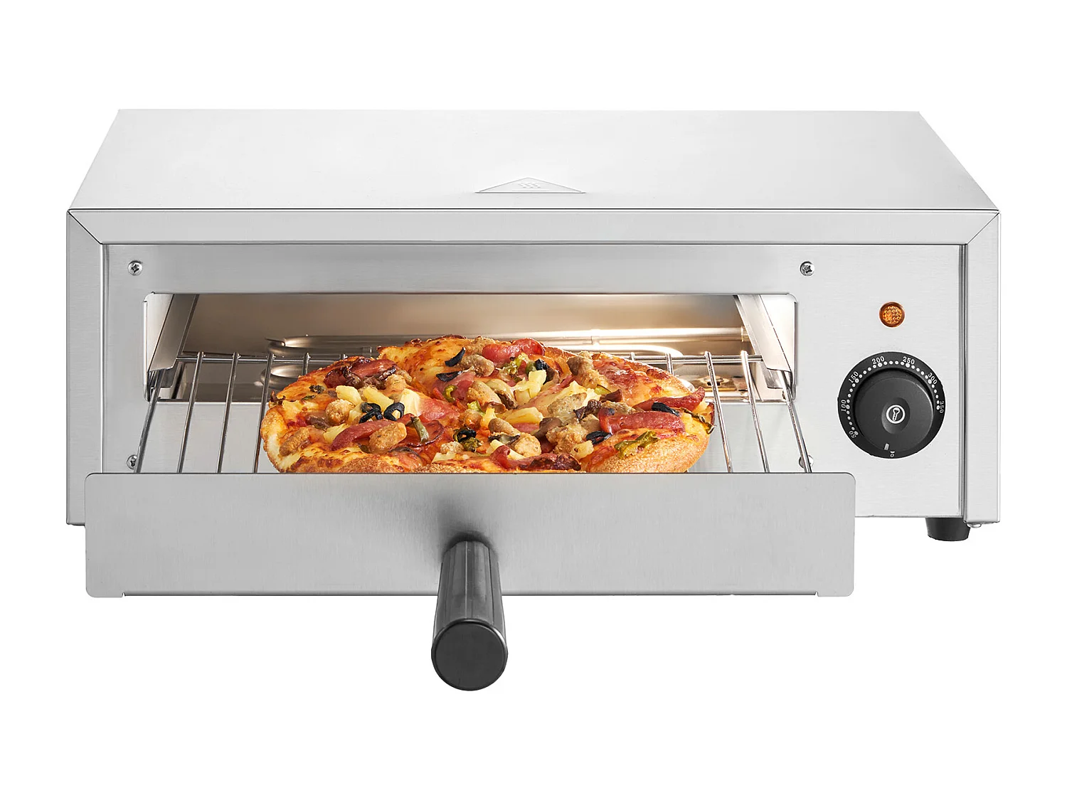 Forno Elettrico per Pizze SucceBuy 30.48CM 1500 W 50-350 ℃ Temperatura Piano Raccoglimietite Rimovibile