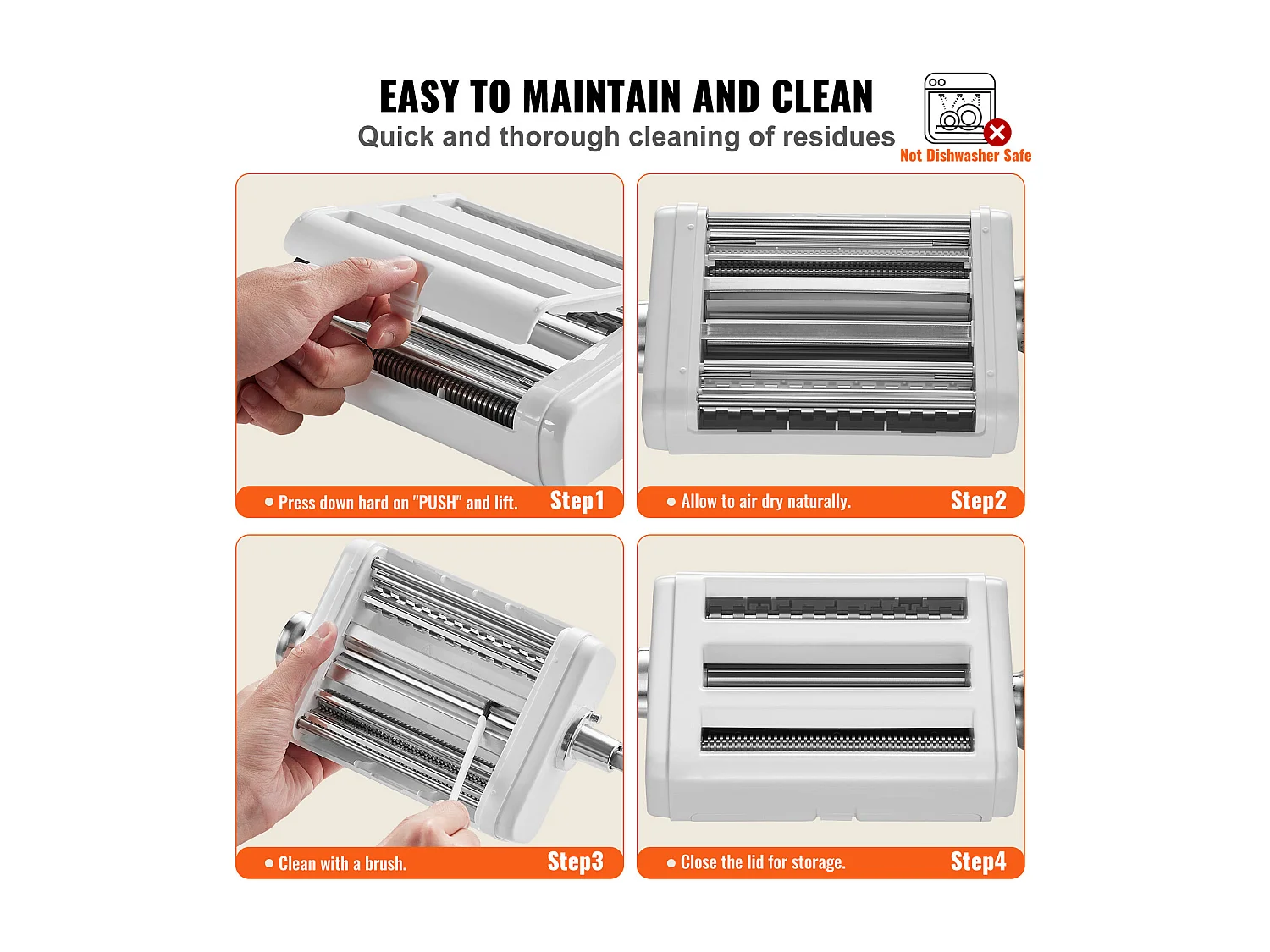 Rouleau à Pâtes SucceBuy Accessoire pour Pâtes 3 en 1 pour Mixeur KitchenAid Ensemble de Coupe-rouleaux en Acier Inoxydable